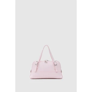 Shule Bags Ribbon Mini Çapraz Çanta Pembe