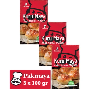 Aktif Kuru Hamur Mayası 100 gr x 3 Adet