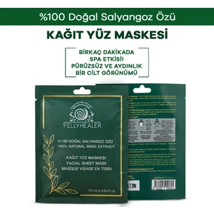 Salyangoz Özlükağıt Yüz Maskesi