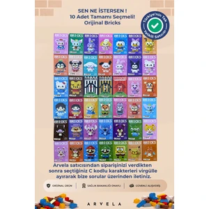 Bricks Seçmeli 10’lu Mini Blok Seti