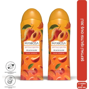 Şeftali Işıltısı Duş Jeli 600 ml x 2 Adet