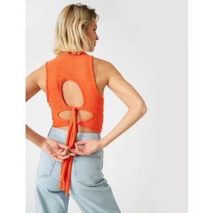 Halter Yaka Atlet Pencere Detaylı