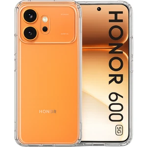 Huawei Honor 600 Kılıf Şeffaf Silikon Hibrit Case