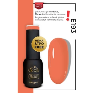 Kalıcı Oje E193- Safety Turuncu (5 ML)