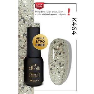K464 - Simli Kalıcı oje (5 Ml)