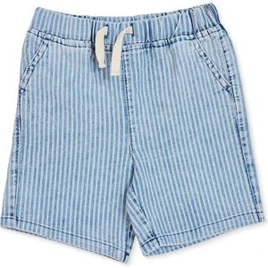 Hellobaby Erkek Bebek Denim Şort Bağcıklı Reçme
