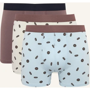 Regular Fit Baskılı 3'lü Boxer H4501AX26SP