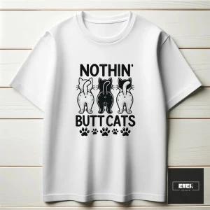 Etex Design Buttcats T-Shırt