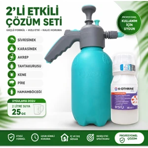 K-Othrine Sc 50 + Basınçlı El Pompası 2’li Set