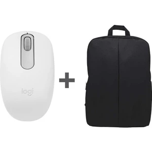 Logıtech M196 Beyaz Mouse + Nero Notebook Sırt Cantası