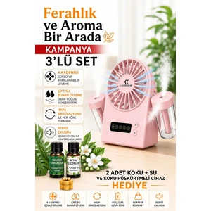 Fan hediyeli  2'li  koku seti fan hediyeli
