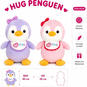 Kidzfun Peluş Oyuncak Penguen