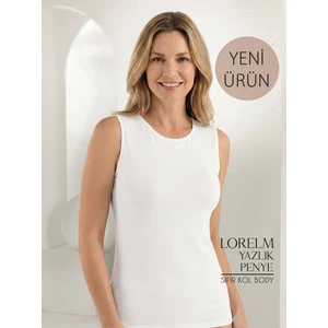Kadın Sıfır Kol Body Bisiklet Yaka