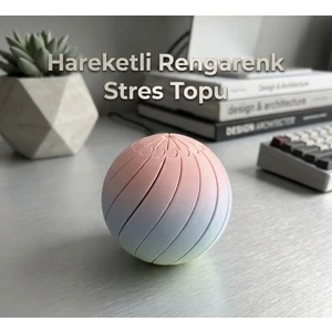 Hareketli Renkli Stres Topu Oyuncak
