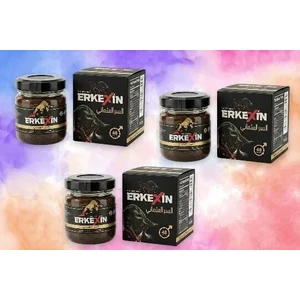 3 Kutu Orjinal 43 gr Erkexin Ballı Bıtkısel Karışım Macun