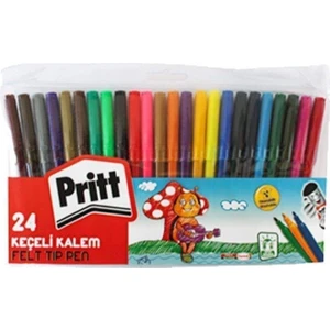 Keçeli Boya Kalemi 24 Renk