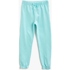 Basic Fiyonklu Jogger Eşofman Altı Pamuklu