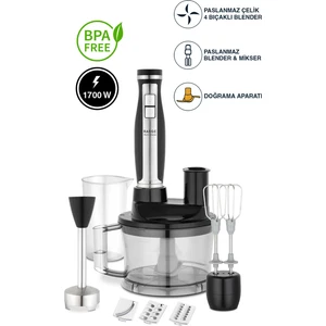 Multi Blend 1700W Siyah Blender Seti
