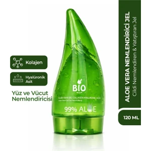 Bio Asia Aloe Vera Jel 120 ml – Cildi Yatıştırıcı, Nemlendirici & Onarıcı Jel Formül