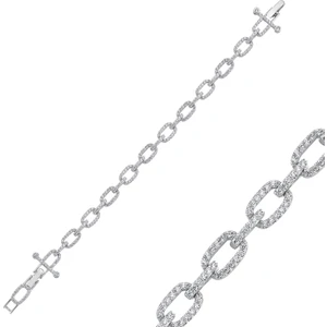 Merano Design Volenta Rhodium Bileklik