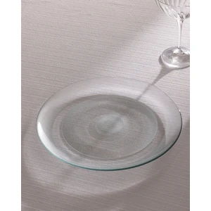 Madame Coco Aster Servis Tabağı - Şeffaf - 28 cm