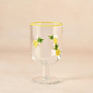 Pineapple Ananas Kadeh 390 ml Sarı