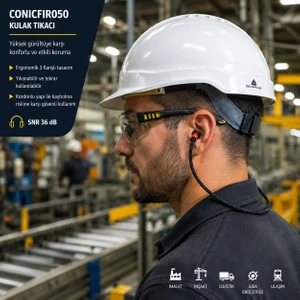 Delta Plus CONICFIR050 Ipli Kulak Tıkacı
