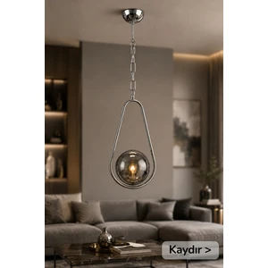 Vivido Home Damla Tekli Krom Avize