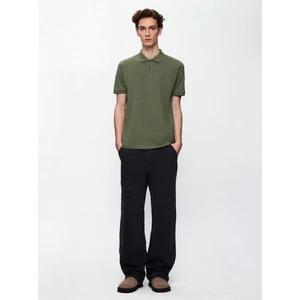 Basic Pike Polo Yaka Yeşil T-Shırt