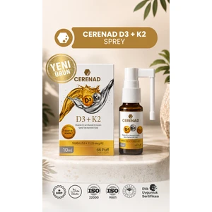 Cerenad D3+K2IÇEREN Takviye Edici Gıda