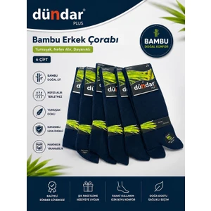Erkek Bambu Çorap 6'lı