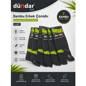 Erkek Bambu Çorap 6'lı