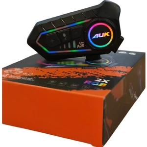 AUK A20 BLUETOOTH VE INTERCOM KASK İÇİN İKİ KİŞİLİK