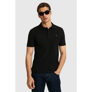 U.s. Polo Assn. Erkek Siyah Tişört Basic 50322347-VR046