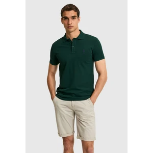 U.s. Polo Assn. Erkek Koyu Yeşil Tişört Basic 50322304-VR079