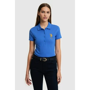 U.S. Polo Assn. Kadın İndigo Basic Tişört 50300883-VR028