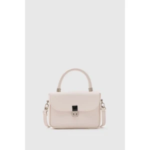 Shule Bags Cobble Small Çapraz Çanta Krem