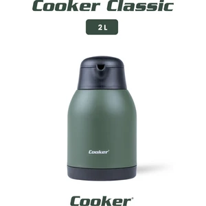 Classic 2 Litre Paslanmaz Çelik Termos Yeşil CKR2038