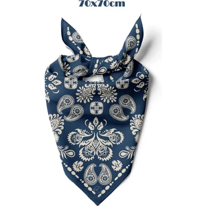 Antik Zarafet Desen 70*70CM Bandana/fular