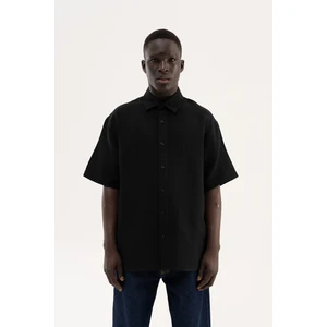 Erkek Basic Cotton Gömlek Siyah