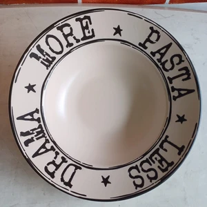 Makarna Tabağı Yazılı 26 cm