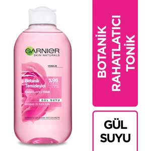 Botanik Rahatlatıcı Gül Suyu Tonik 200 ml Hassas Ciltler İçin %96 Doğal İçerikli