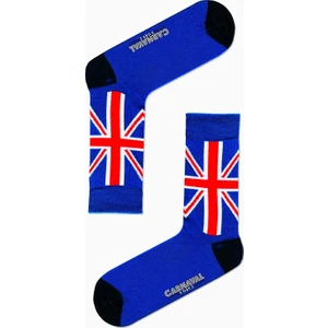 Carnaval Socks Ingiltere Bayrak Desenli Renkli Çorap