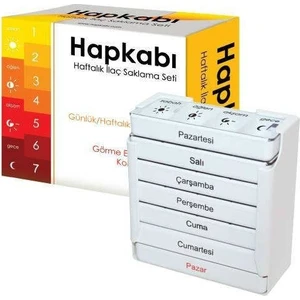 Haftalık İlaç Saklama Seti