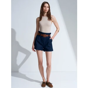 32836 Halter Yaka Bodysuit-Taş