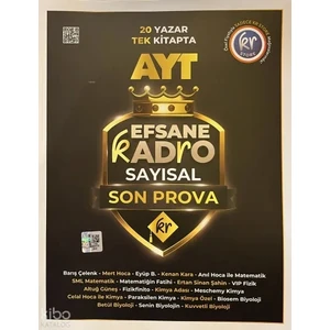 Kr Akademi Ayt Efsane Kadro Sayısal Son Prova
