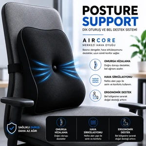 Posture Support Aircore Ergonomik Lomber Bel Destek Minderi