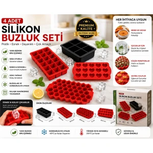CKM Silikon 4 Adet Silikon Buzluk Seti