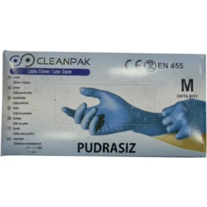 Lateks Muayene Eldiveni Pudralı Medium