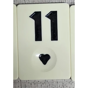 Okey Taşı Siyah 11